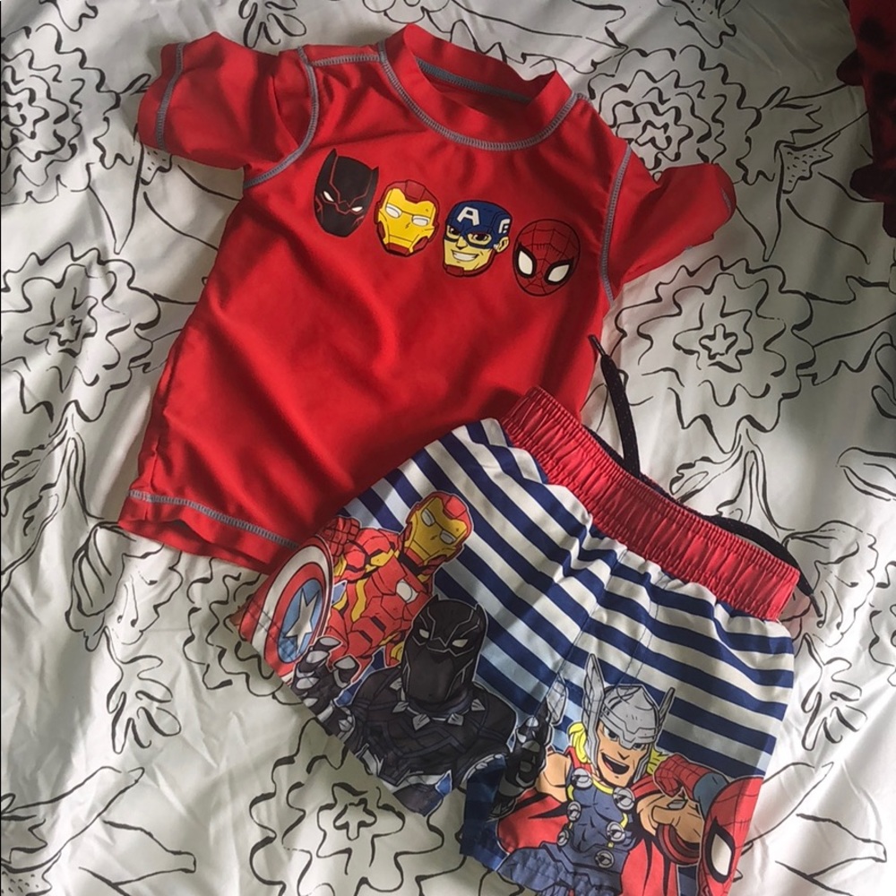 Boys two piece swim set